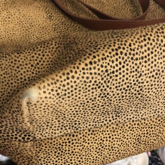 MADEWELL Genuine Calf Hair Med.Transport Tote(7) - Picture 10 of 11